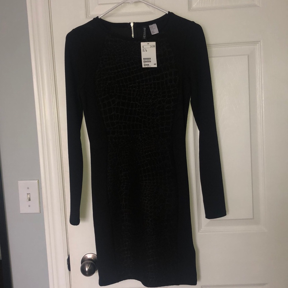 H&M Bodycon Black Dress NEW WITH TAGS